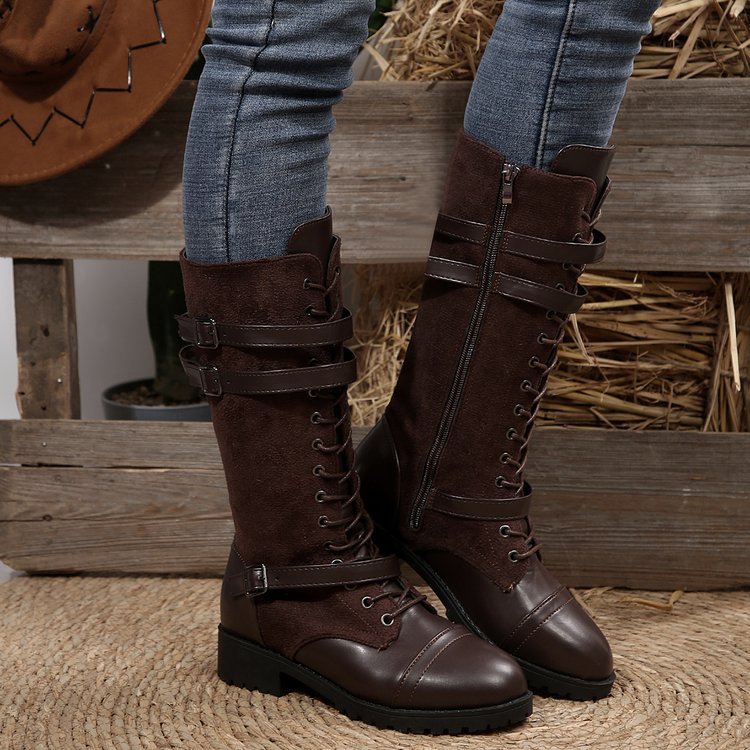 🔥Last Day Promotion 50% OFF - Women's Fashionable Zipper Leather Boots