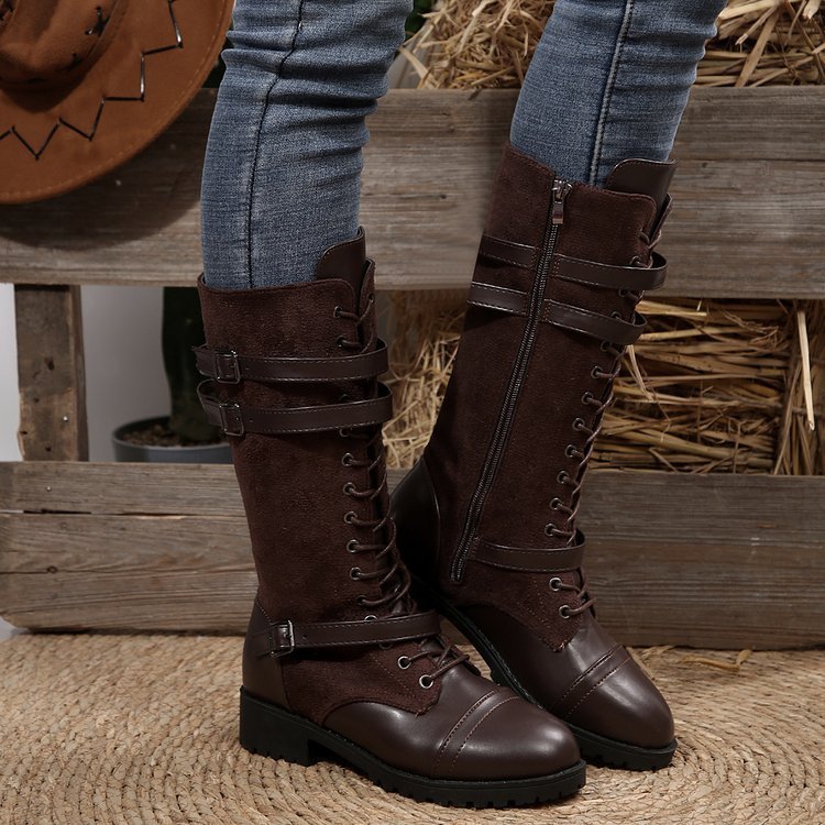 🔥Last Day Promotion 50% OFF - Women's Fashionable Zipper Leather Boots