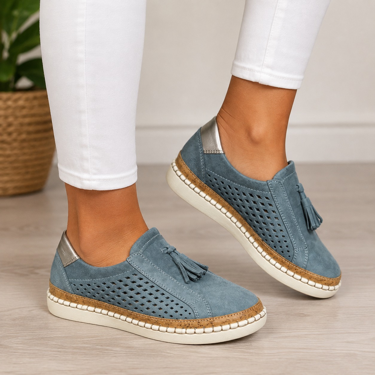 🔥Last Day 50% OFF - Orthopaedic Slip-On Shoes for Women: Ultra-Comfortable Pain Relief Walking Loafers