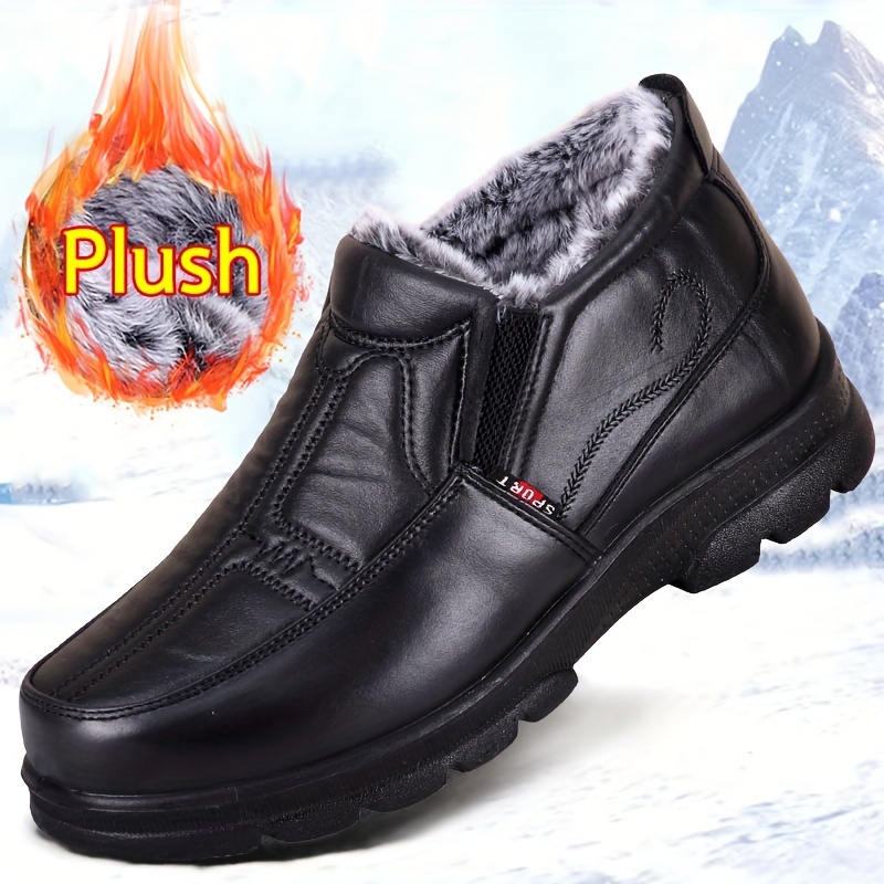 🔥Last Day Promotion 50% OFF - Men's Warm Winter Slip-On Ankle Boots