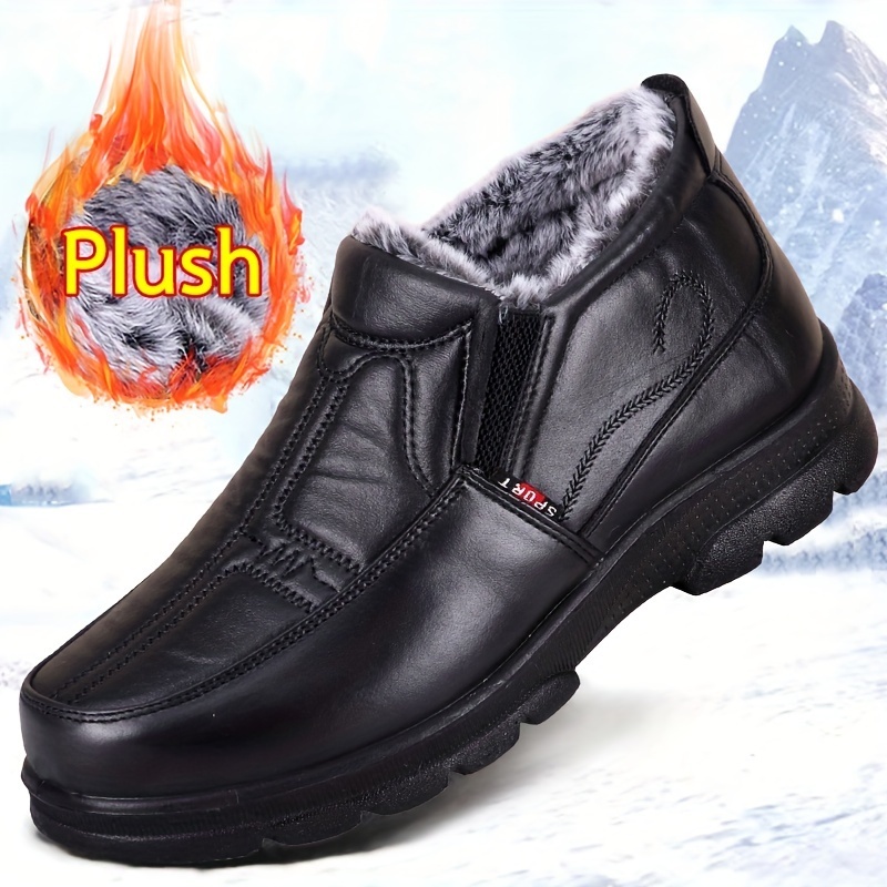 🔥Last Day Promotion 50% OFF - Men's Warm Winter Slip-On Ankle Boots