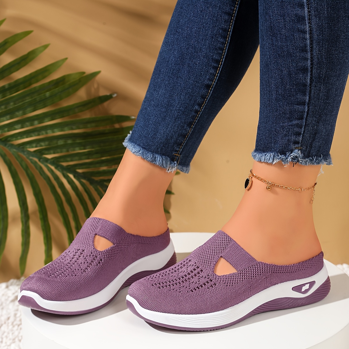 🔥Last Day Promotion 50% OFF - Women's Comfortable Soft-Soled Half Slippers