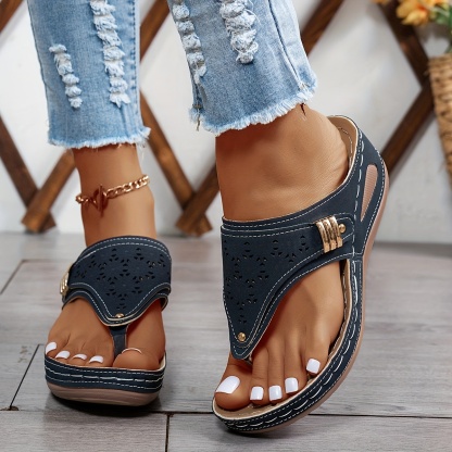 🔥Last Day Promotion 50% OFF - Women's Casual Slope Heel Orthopaedic Sandals