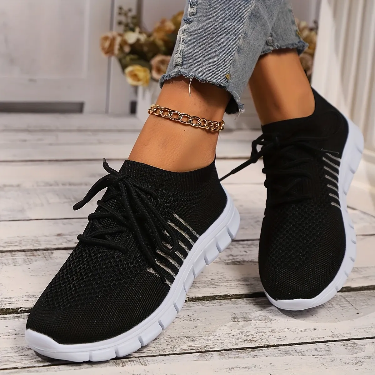 🔥Last Day Promotion 50% OFF - Women's Lightweight Breathable Soft Sole Orthopaedic Sneakers
