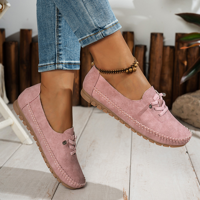 🔥Last Day Promotion 50% OFF - Women's Comfortable Soft Hand-Stitched Genuine Leather Loafers