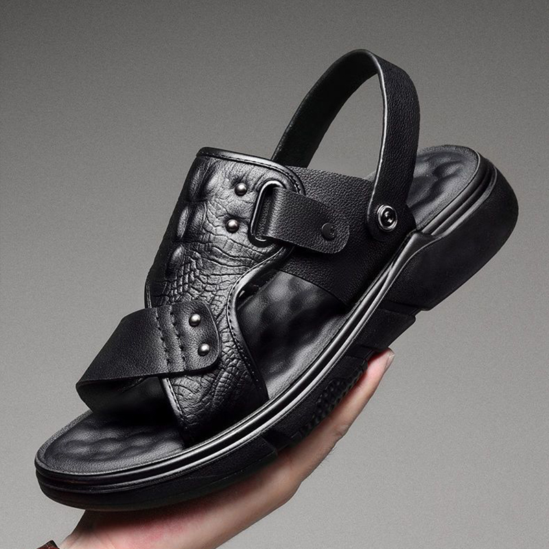 🔥Last Day Promotion 70% OFF - Men's Comfortable Genuine Leather Orthopaedic Sandals