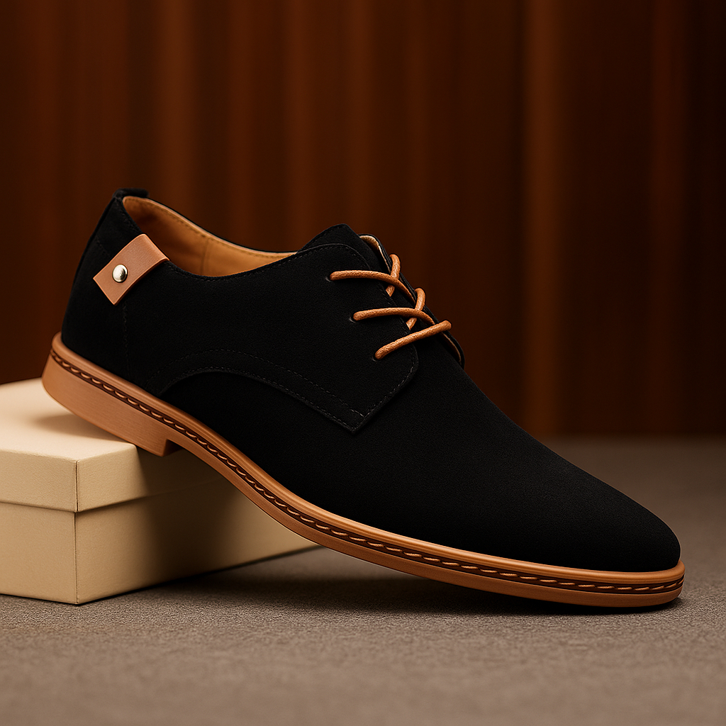 🔥Last Day 50% Off - Orthopaedic Suede Men's Shoes – Anti-Fatigue Cushioning & Arch Support for Plantar Fasciitis & Heel Pain