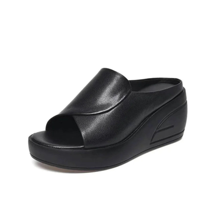 🔥Last Day Promotion 50% OFF - Women's Orthopaedic Slip-on Wedge Sandals