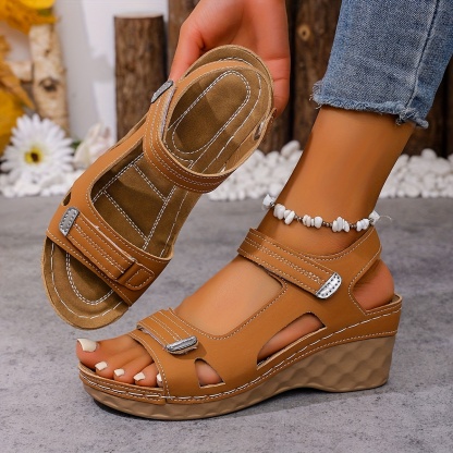 🔥Last Day Promotion 50% OFF - Women's Summer Fashion Wedge Heels Orthopaedic Sandals