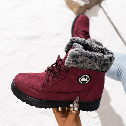 🔥Last Day Promotion 50% OFF - Women'S Winter Warm Fleece-Lined High-Top Boots