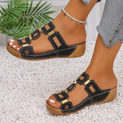 🔥Last Day Promotion 50% OFF - Women's Fashion Non-slip Thick Sole Orthopaedic Sandals