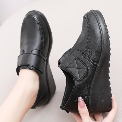 🔥Last Day Promotion 50% OFF -  Women’s Comfortable Breathable Genuine Leather Wedge Shoes