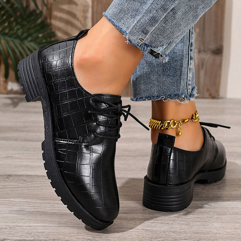 🔥Last Day Promotion 50% OFF - Women's Fashion Thick Sole Leather Loafers