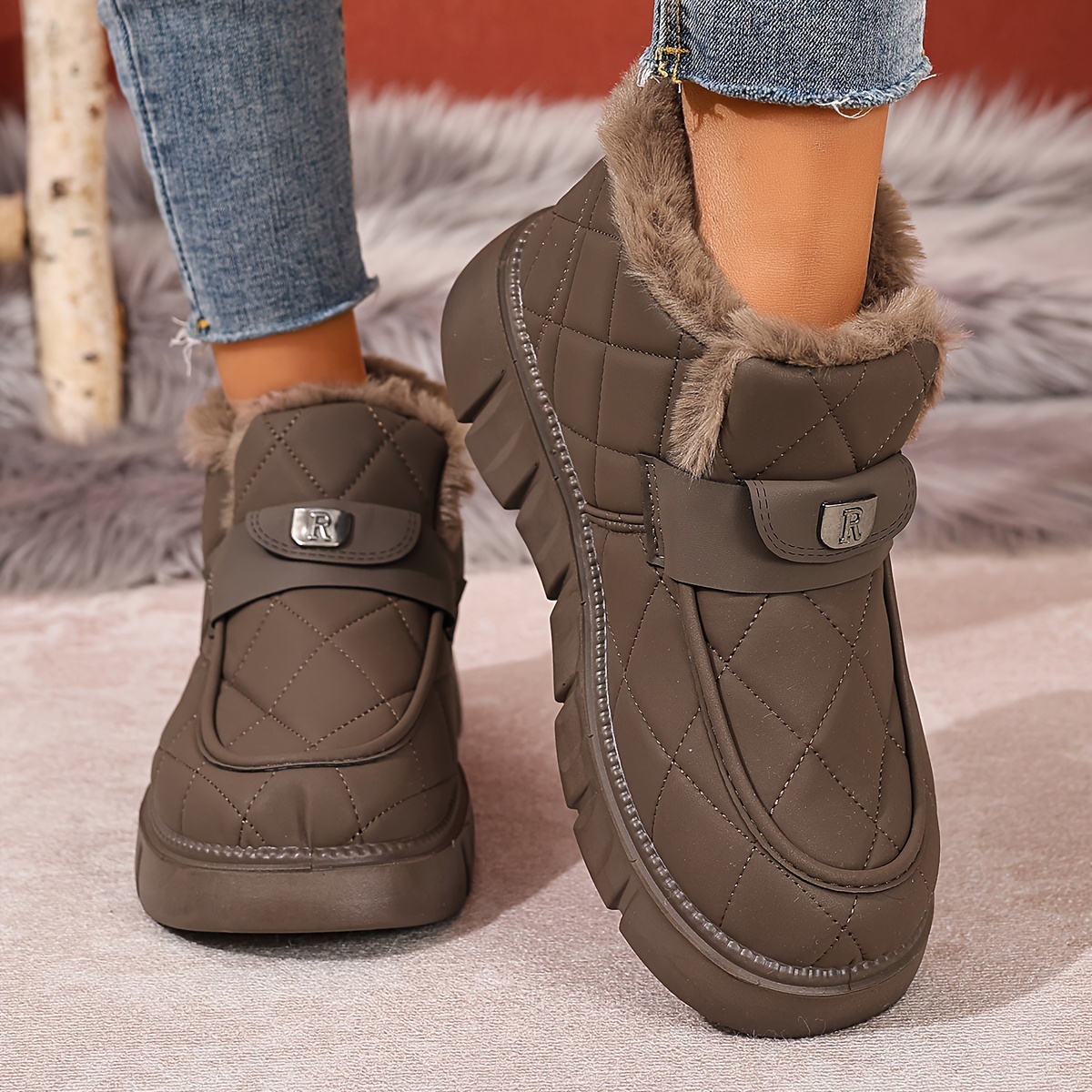 🔥Last Day Promotion 50% OFF - Women's Fashion Versatile Anti-Slip Warm Boots