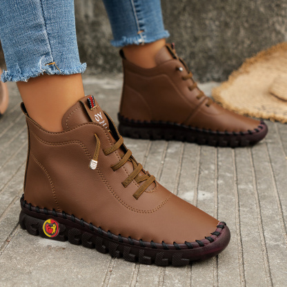 🔥Last Day Promotion 50% OFF - Women'S Comfortable Handmade Leather Orthopaedic Ankle Boots