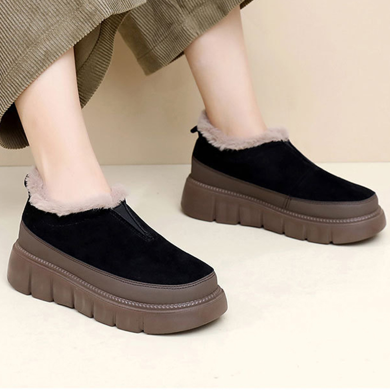 🔥Last Day Promotion 50% OFF - Women's Warm Cosy Thick-Soled Slip-On Snow Boots