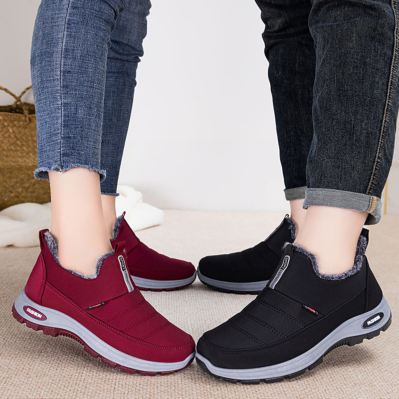 🔥Last Day Promotion 50% OFF - Women's Mid-to-Senior Winter Slip-On Orthopedic Warm Shoes