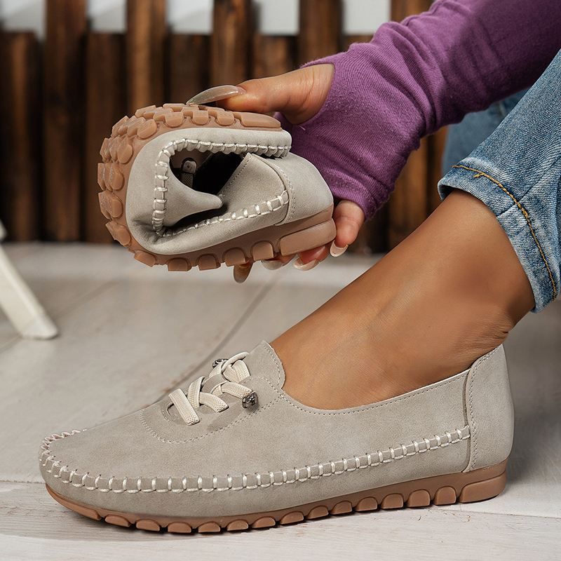 🔥Last Day Promotion 50% OFF - Women's Comfortable Soft Hand-Stitched Genuine Leather Loafers