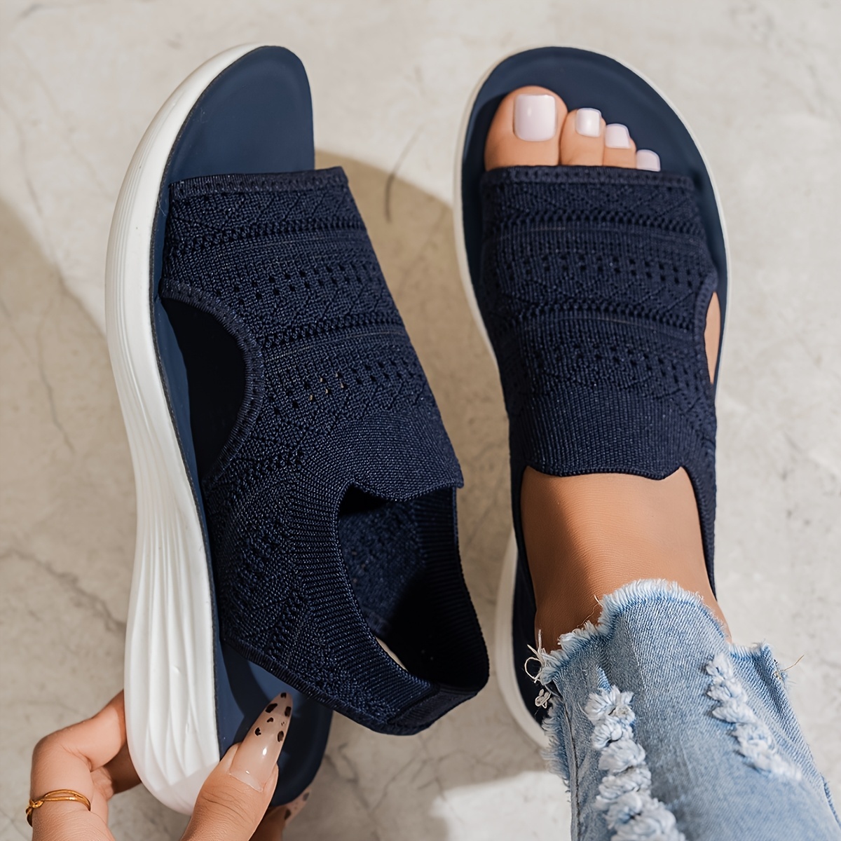 🔥Last Day Promotion 50% OFF - Women's Comfortable Open-toe Orthopaedic Sandals