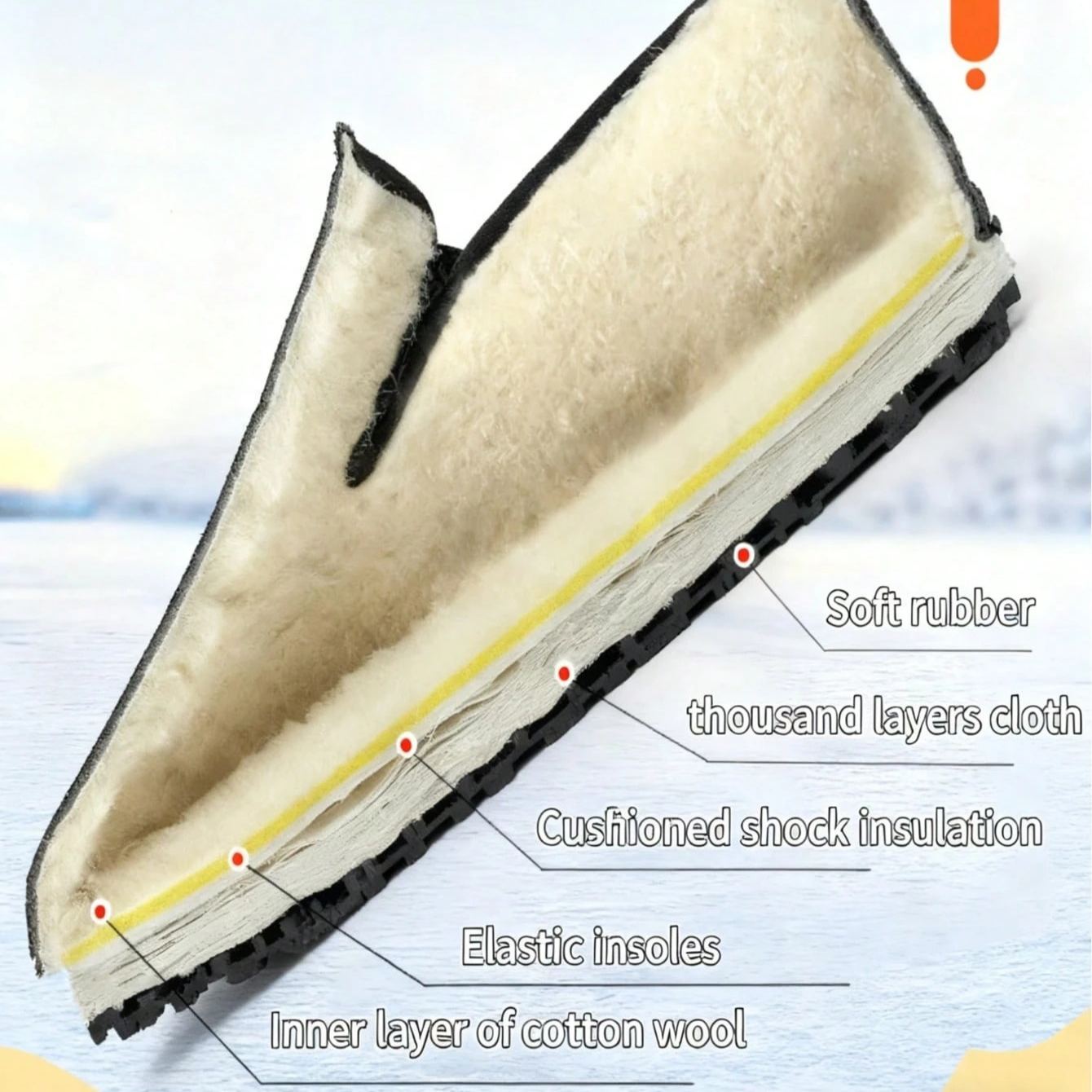 🔥Last Day 50% OFF - Unisex 360° Thermal Anti-Slip Orthopedic Winter Shoes