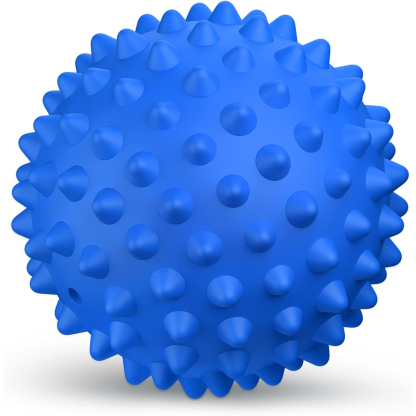 Apasiri Squeaky Ball Dog Toys for Large Dogs, Dog Toy, Indestructible Dog Balls for Aggressive Chewers, Outdoor Dog Toys, Balls for Dogs Aggressive Chewers, Bacon Flavor Floatable Ball Blue