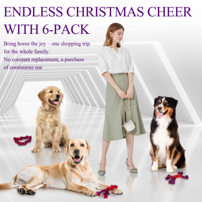 6-Pack Indestructible Dog Toys for Large Breed