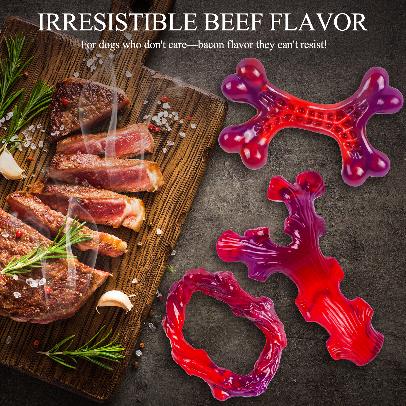 6-Pack Indestructible Dog Toys for Large Breed