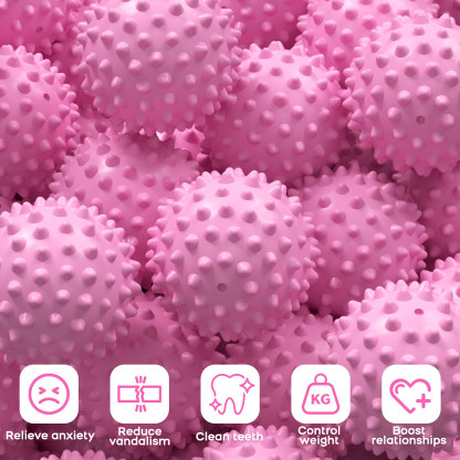 Apasiri Squeaky Ball Chew Toys for Aggressive Chewers