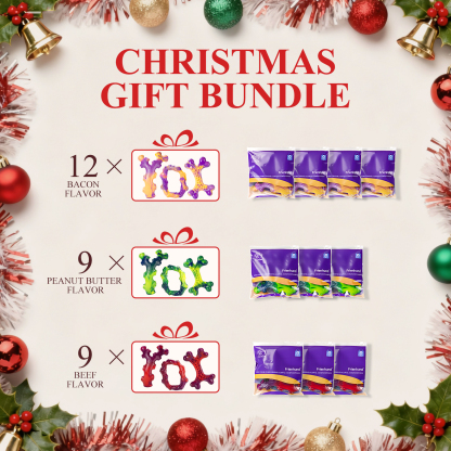 30-Pack Dog Toys for Aggressive Chewers: Indestructible Dog Toys for Large Dog