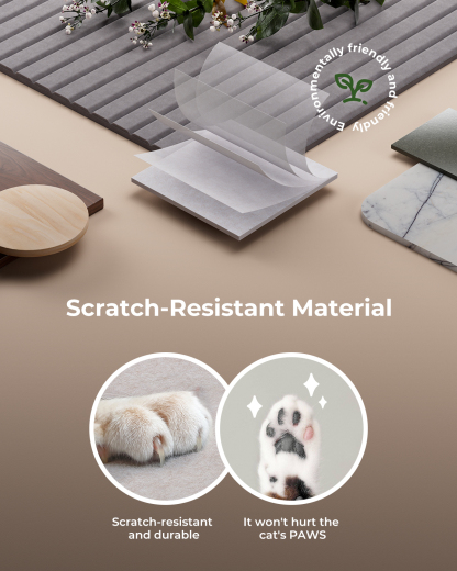 ChienBox：Felt Cat House Indoor: Sturdy & Scratch-Resistant, Puzzle-Style Large Cat Shelter for Indoor Cats