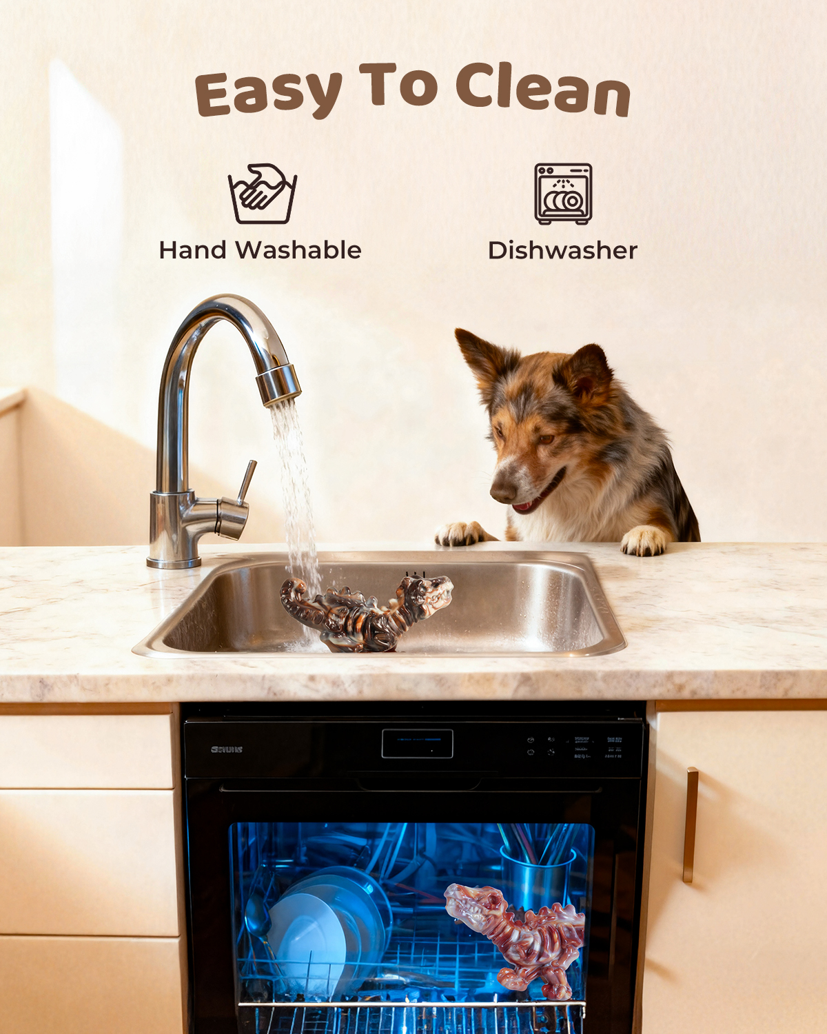 Dog Toys for Aggressive Chewers: 2 Pack Indestructible Dog Toy for Large Medium Dogs