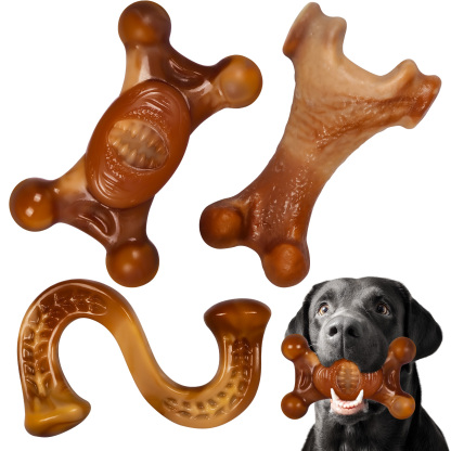 Apasiri Dog Toys for Aggressive Chewers，3 Pack-Apasiri