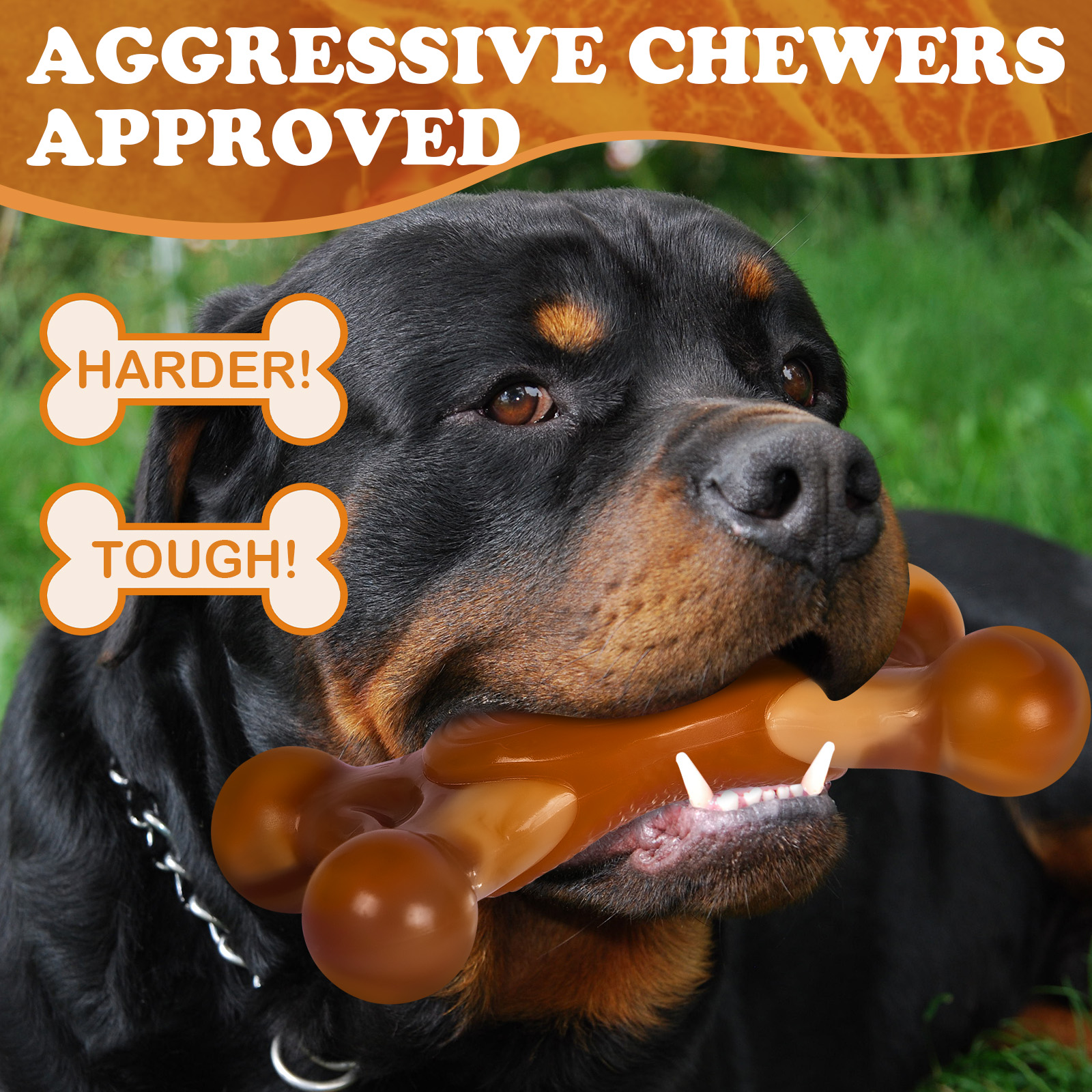 Apasiri Dog Toys for Aggressive Chewers，3 Pack-Apasiri