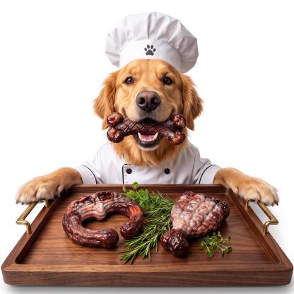 3 Pack Tough Dog Chew Toys for Aggressive Chewers 25-85 lbs, Brown Bacon Flavored, Durable Dog Toys for Medium Large Breeds, Hard Nylon Dog Toy, Reduce Boredom, Teeth Cleaning, Long-Lasting