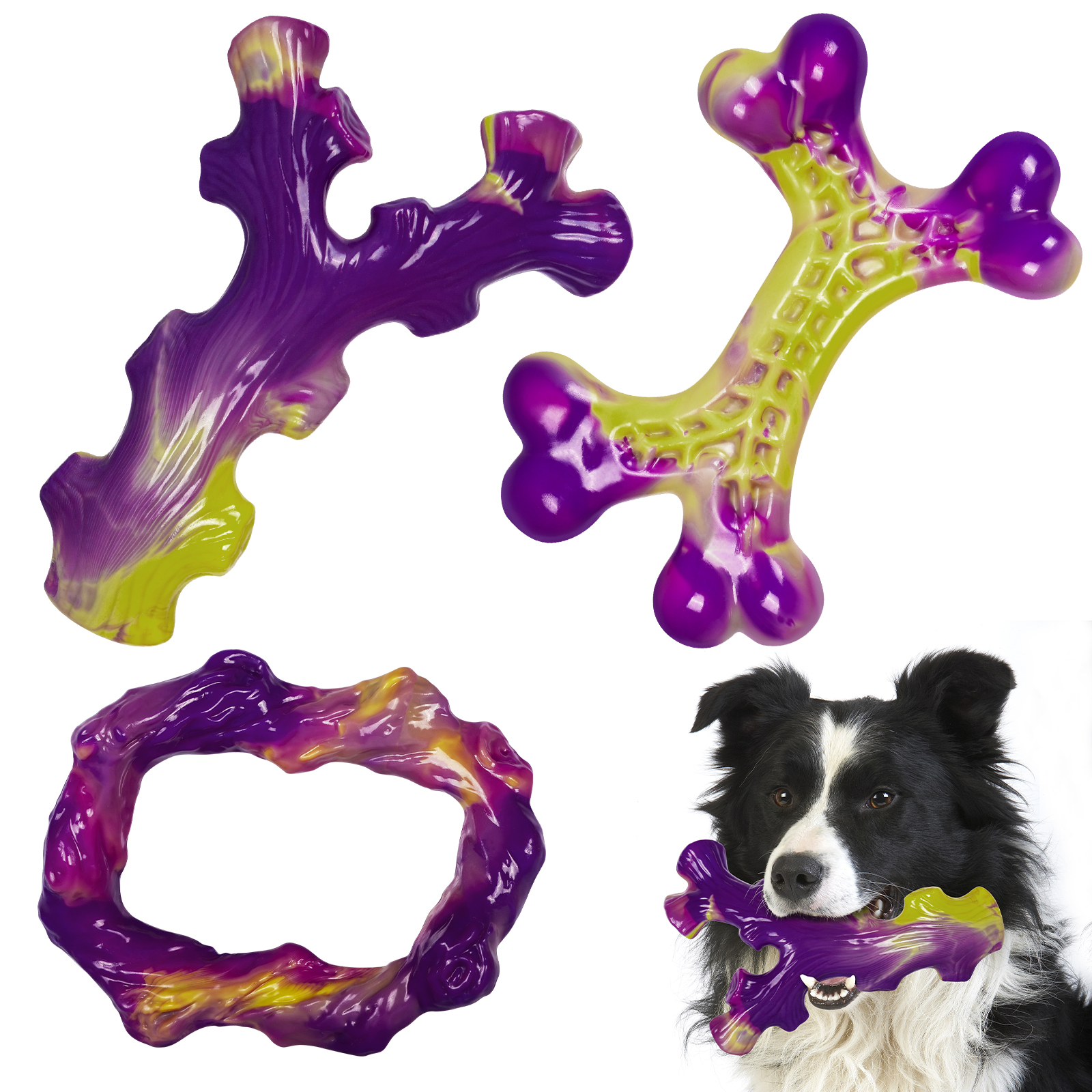 Frienhund by Apasiri Tough Dog Toys for Aggressive Chewers Model 315