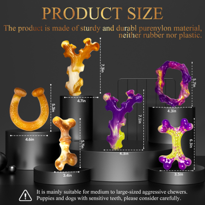 Frienhund by Apasiri Tough Dog Toys for Aggressive Chewers Model 315&313