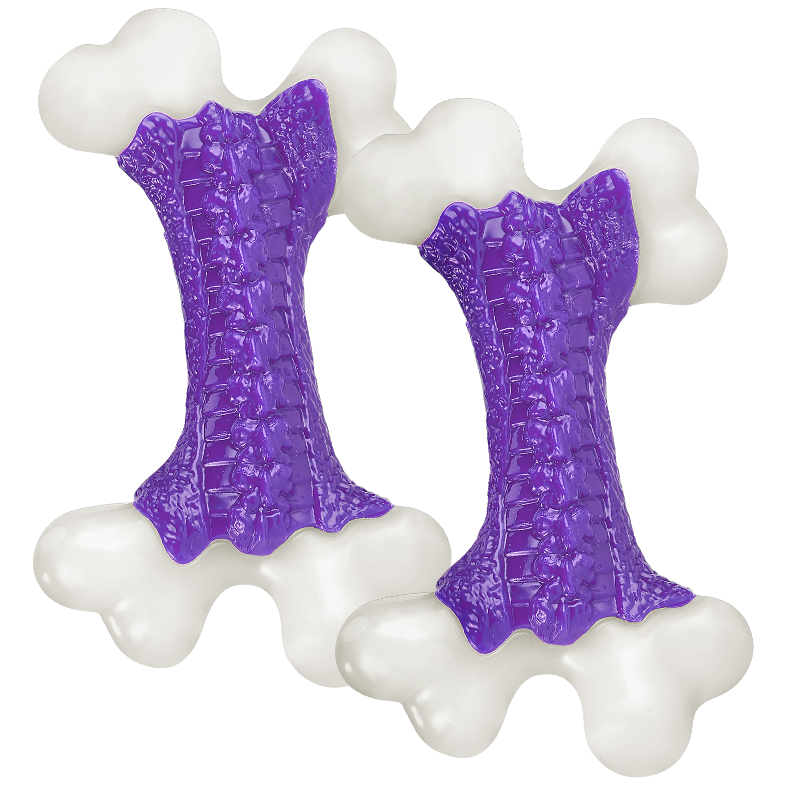 Kseroo by Apasiri Tough Dog Toys, Toys for Aggressive Chewers Large Breed, Chew Dogs, Bone Toy Nylon Dogs Almost Indestructible，Flavor Bacon