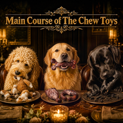 3 Pack Tough Dog Chew Toys for Aggressive Chewers 25-85 lbs, Brown Bacon Flavored, Durable Dog Toys for Medium Large Breeds, Hard Nylon Dog Toy, Reduce Boredom, Teeth Cleaning, Long-Lasting