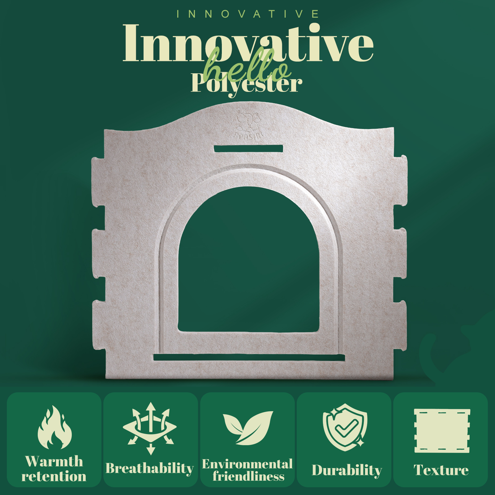 Apasiri Cat Beds for Indoor Cats ACH02 : Innovative Polyester Fiber Cat House, Cat Bed Cave for Indoor Cats, Ultra-Strong Load-Bearing Capacity, Sturdy and Scratch-Resistant, Compatible with Heating Pads