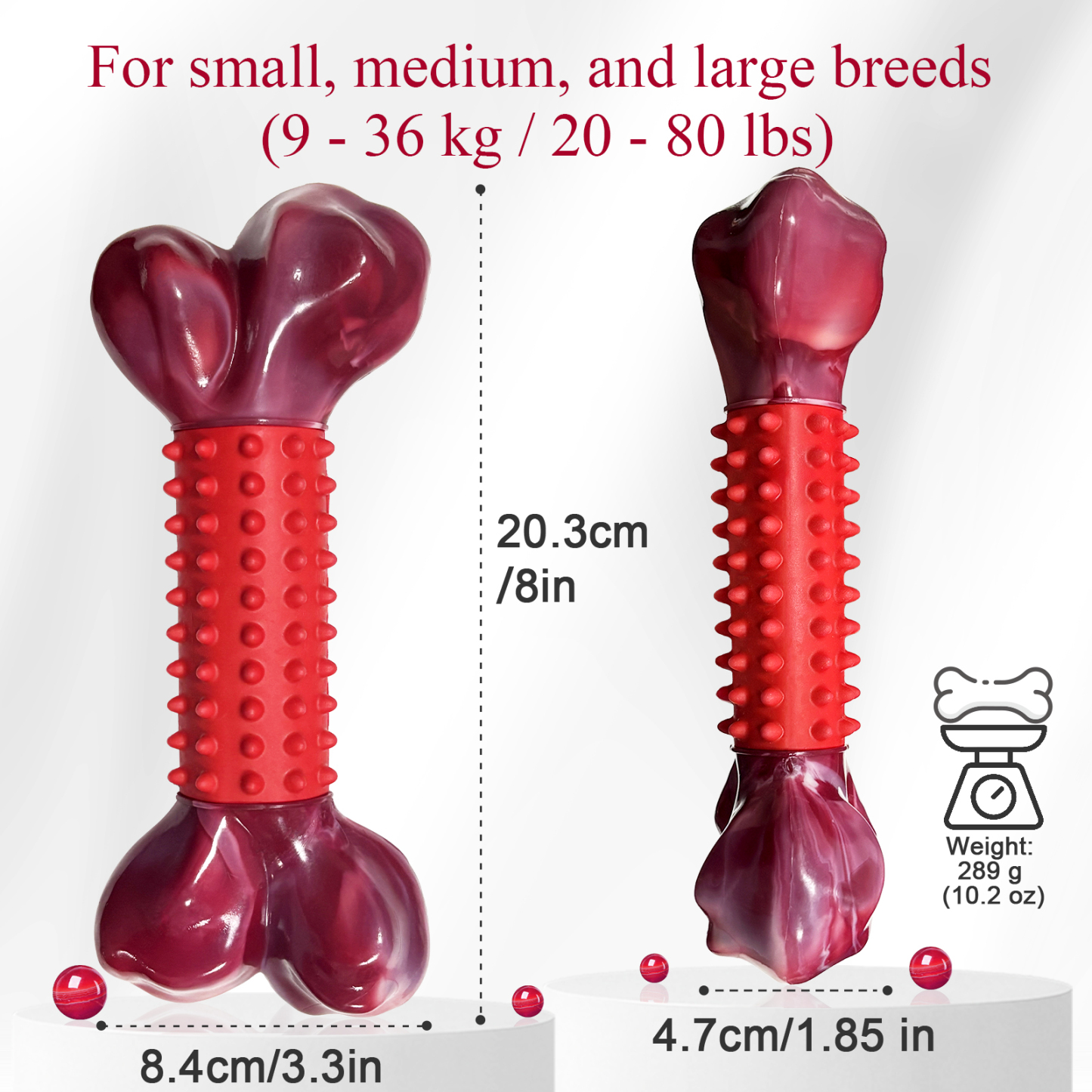 ChienBox ：Hundespielzeug Unzerstörbar für Mittelgroße Große Hunde: Kauspielzeug Hund für Aggressive Kaue