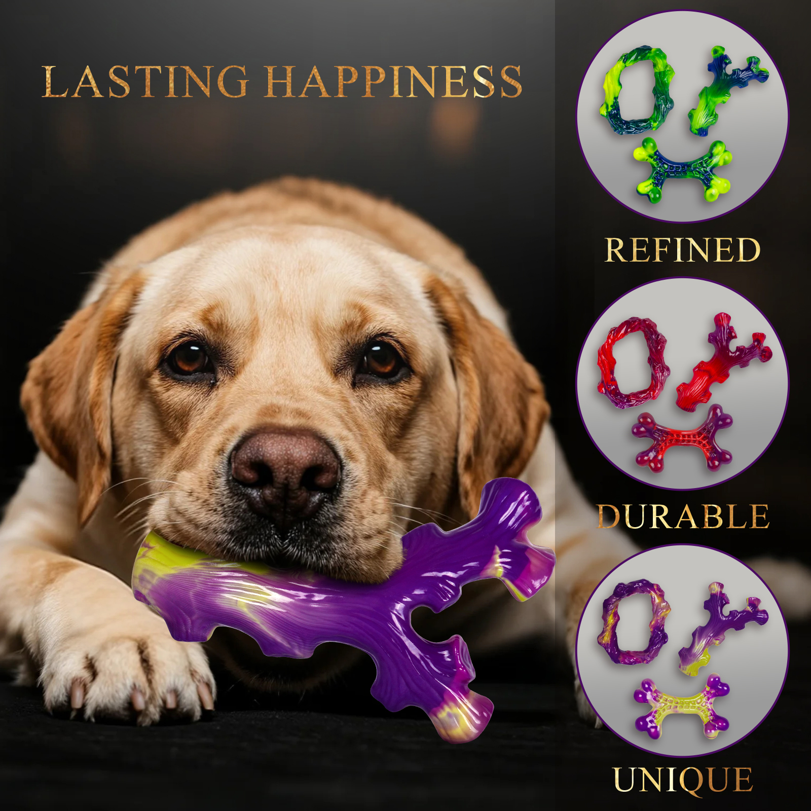 Frienhund by Apasiri Tough Dog Toys for Aggressive Chewers Model 315 Super