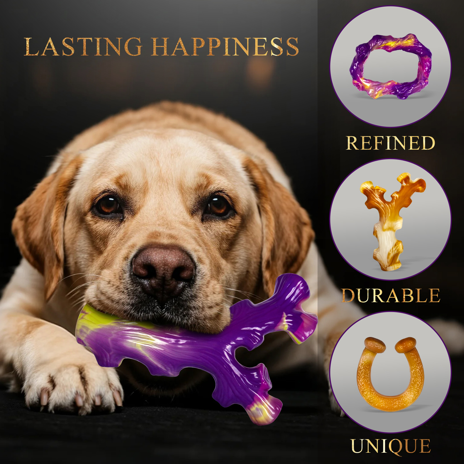 Frienhund by Apasiri Tough Dog Toys for Aggressive Chewers Model 315&313