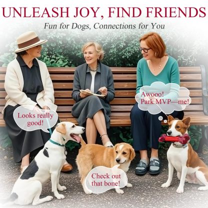 Apasiri Dog Toys for Aggressive Chewers with Beef Flavor: 4-Pack Dog Bones for Large Dogs