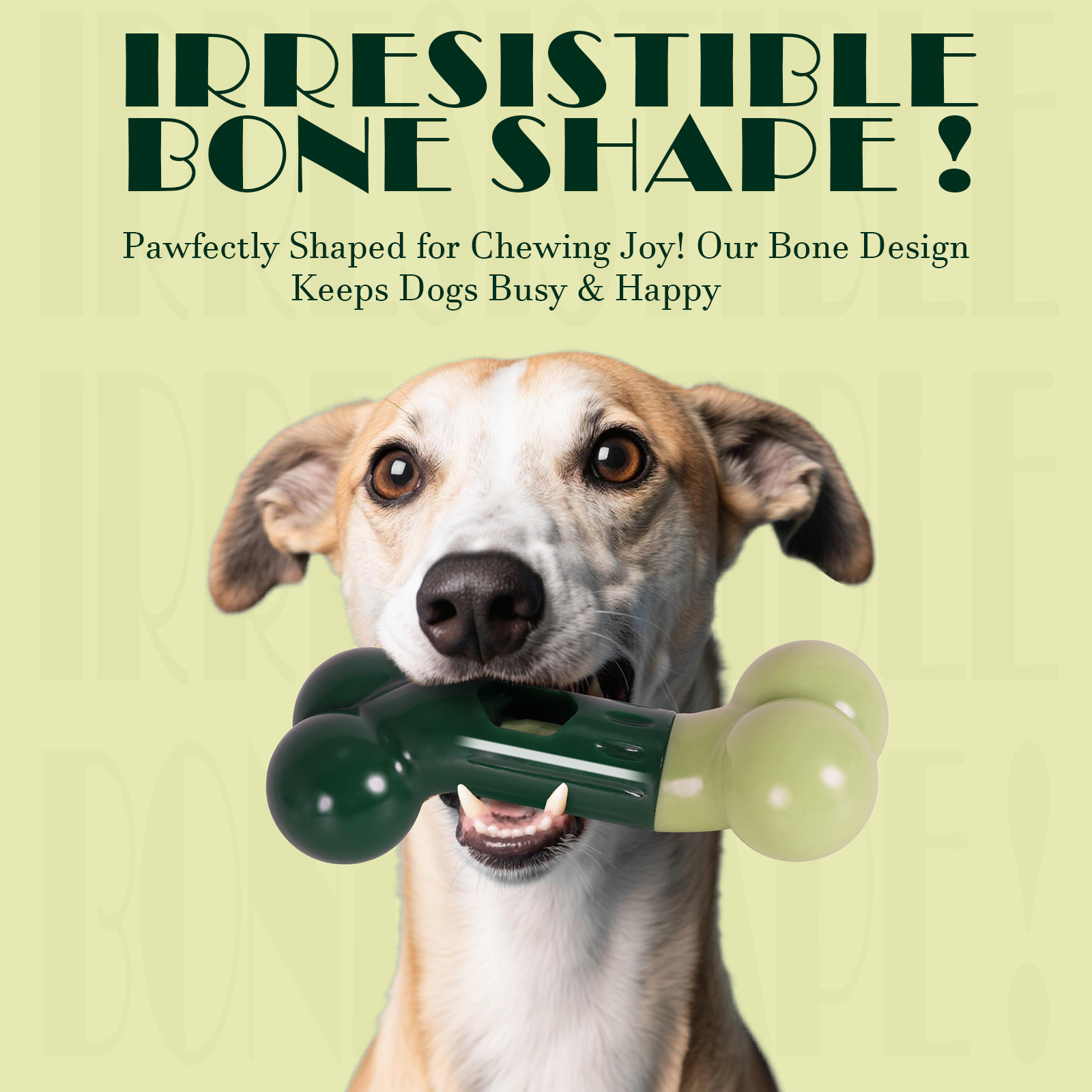 Apasiri Bully Stick Holder for Aggressive Chewers : Green