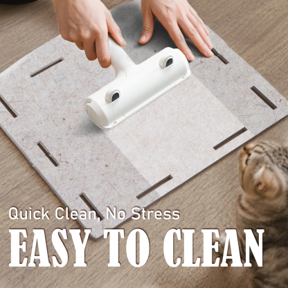 ChienBox：Felt Cat House Indoor: Removable Cat house with Soothing Scratch Arch