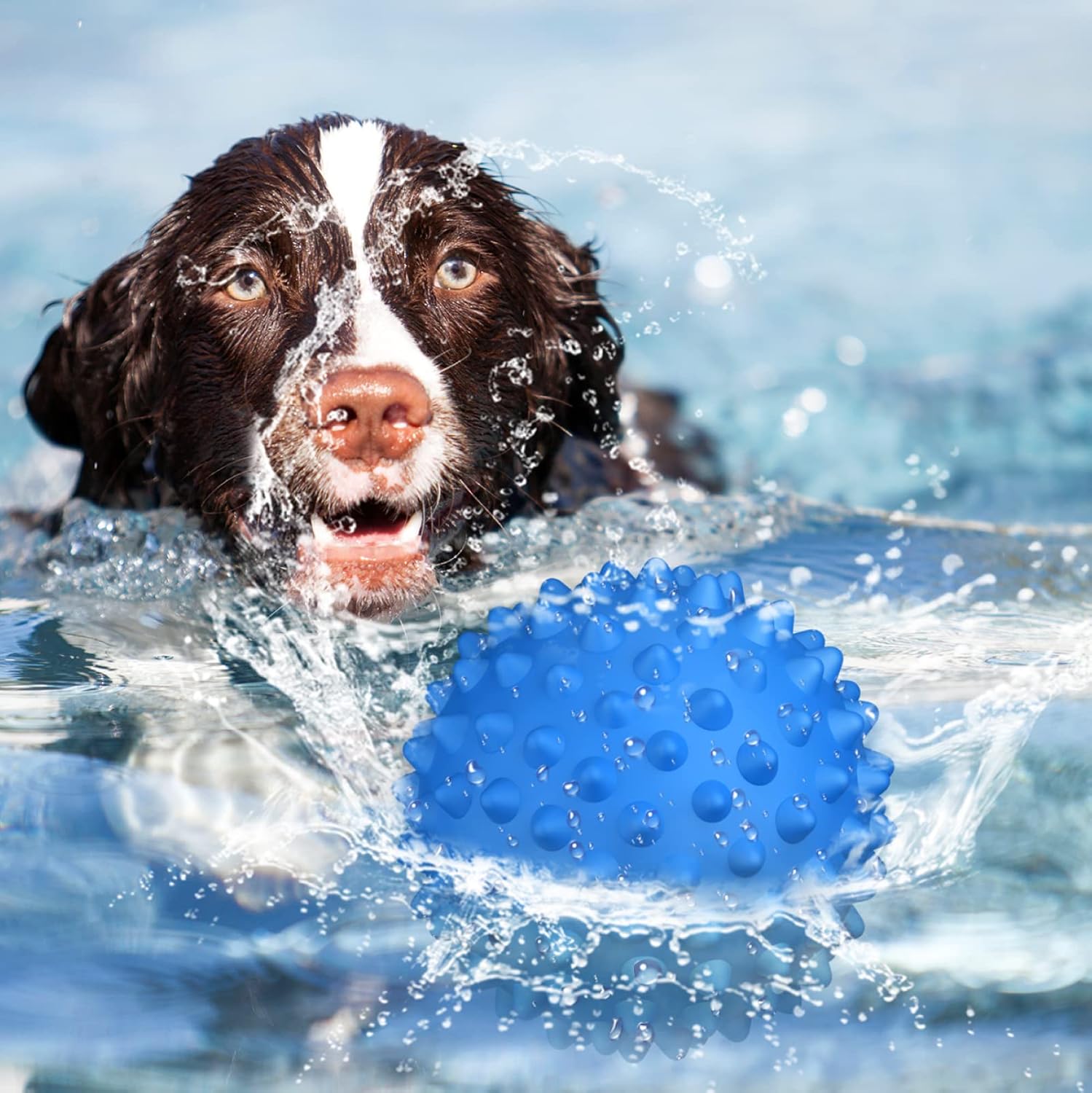 Apasiri Dog Toys for Aggressive Chewers, Dog Balls, Dog Balls for Aggressive Chewers ：Flavor 2 Pack