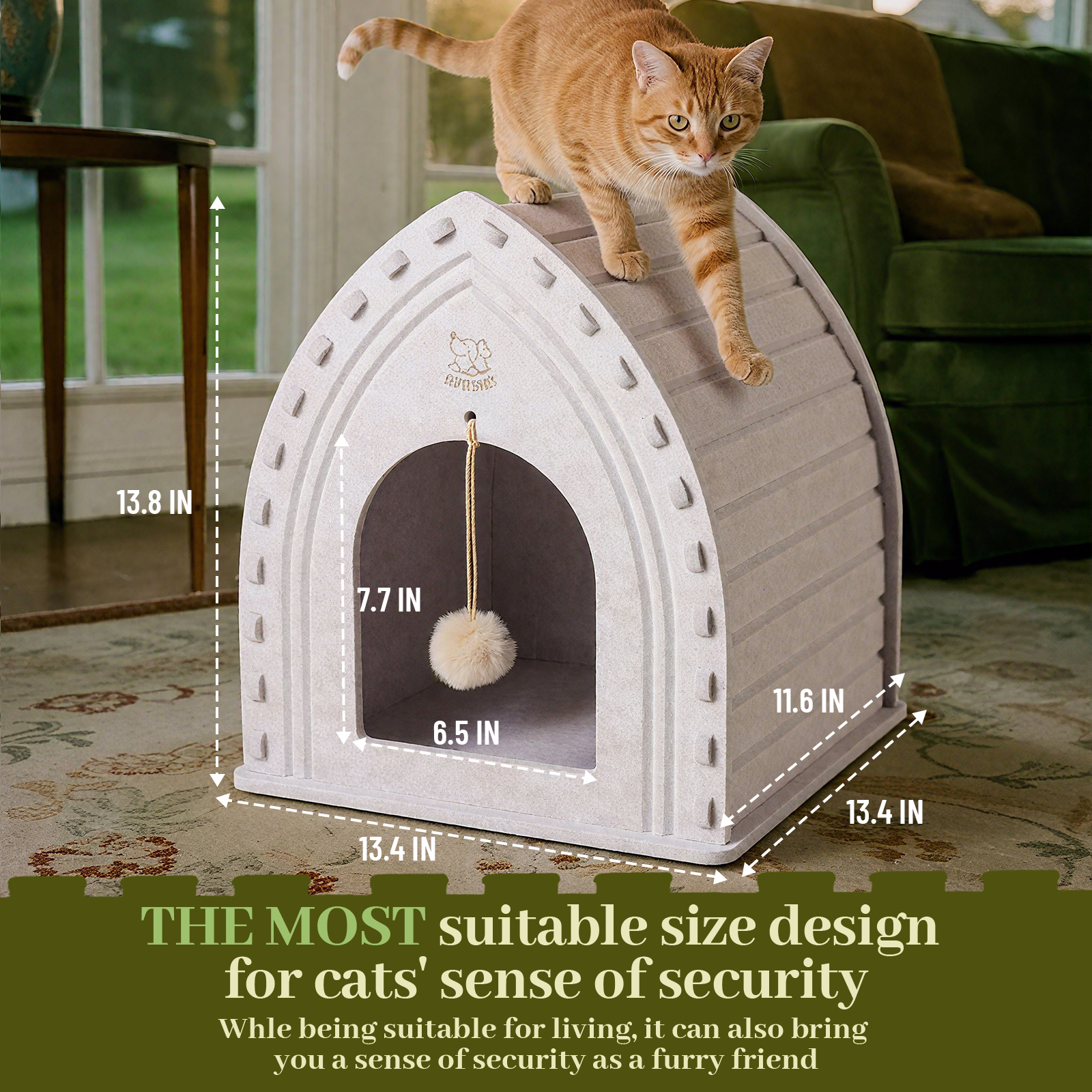 Apasiri Cat House for Indoor Cats: Cat House for Indoor Sturdy