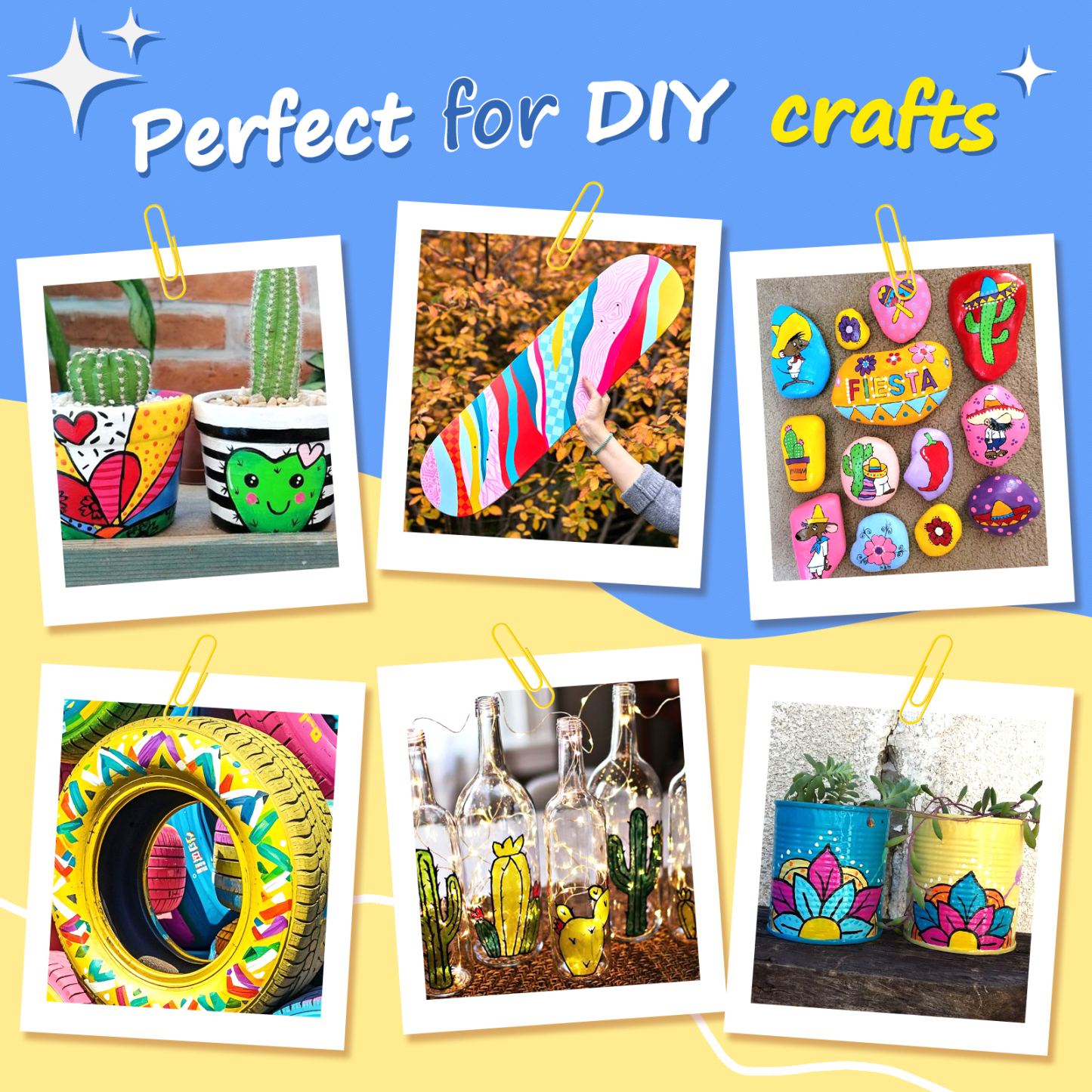 Oil-Based Permanent Paint Markers, 12 Colors