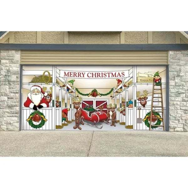 🎄 Christmas 2024 Garage Door Decoration