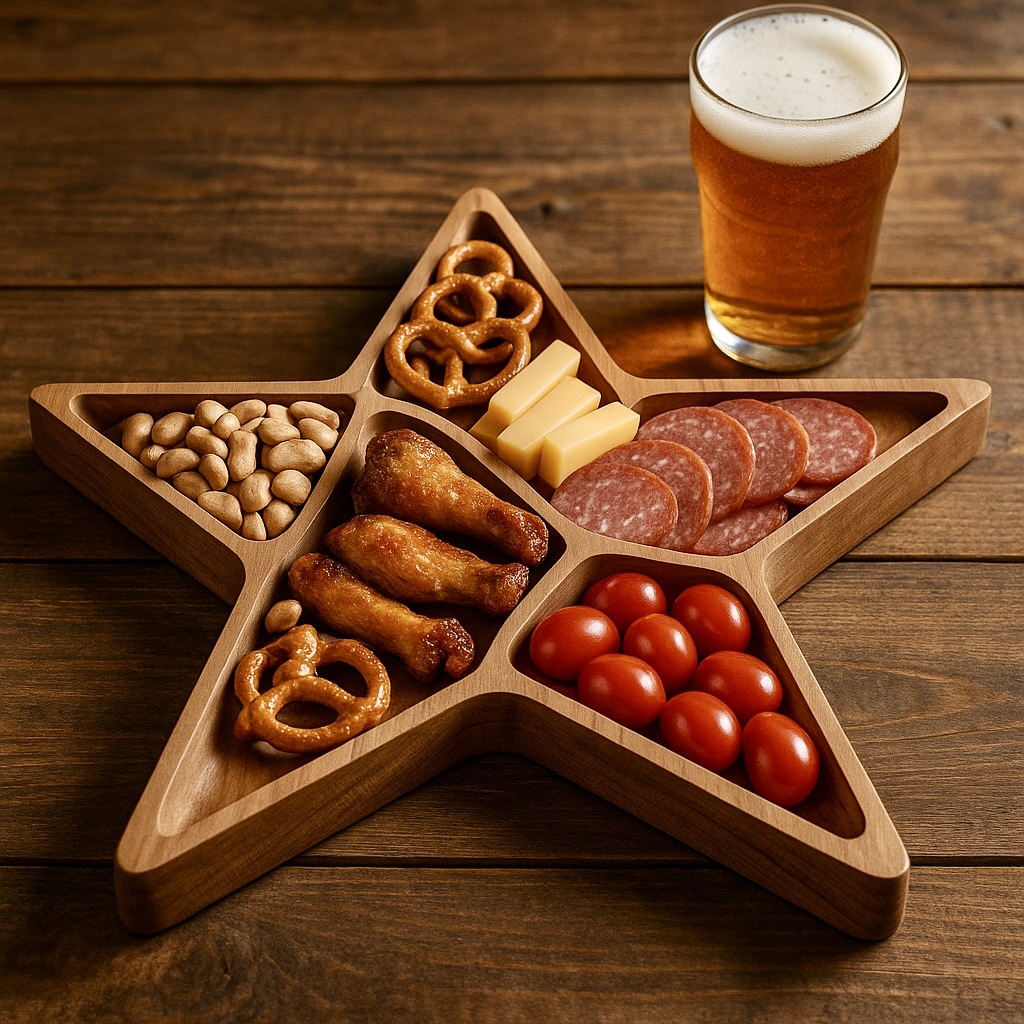 Team Legacy Wooden Charcuterie Board – Limited Edition Game Day Platter